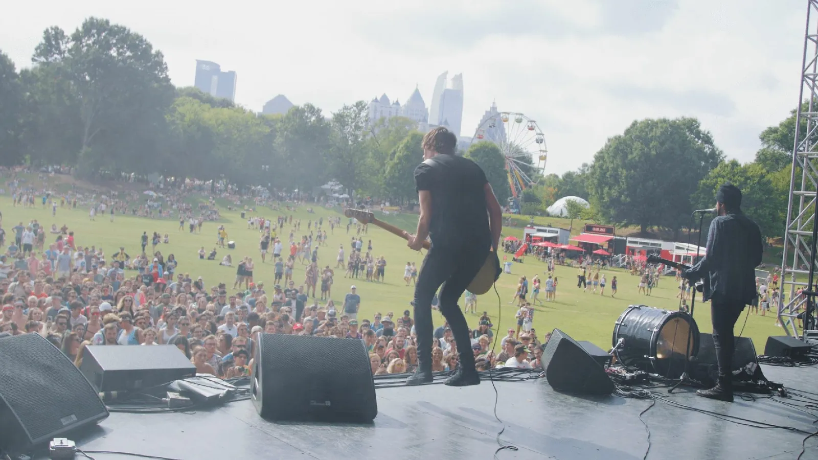 Reignwolf on stage at Music Midtown, captured by Network Frequency